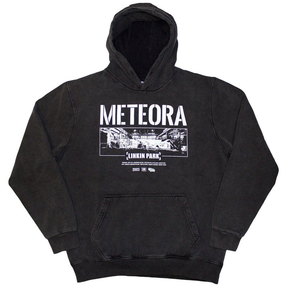 【予約商品】 LINKIN PARK リンキンパーク - Meteora Wall Art / Stone Wash / Charcoal Grey / パーカー・スウェット / メンズ - PGS